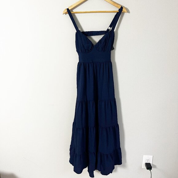 Xtraordinary Navy Mini Sleeveless Dress S NWT - Picture 1 of 5